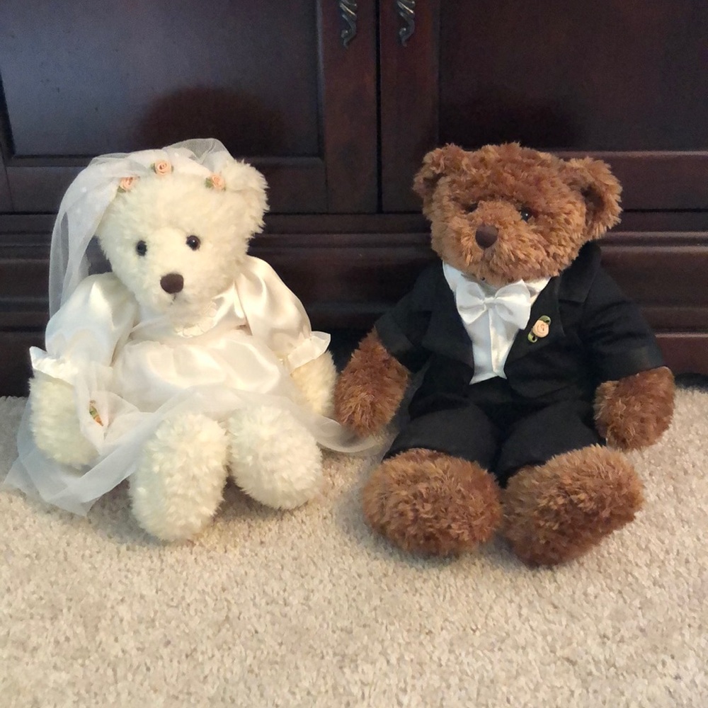 Bride and Groom Teddy Bears